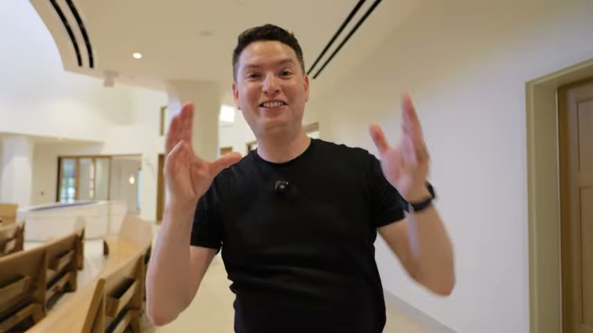 Justin teaching a video lesson