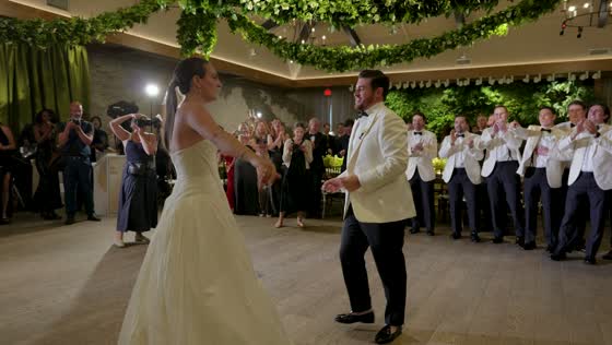 First dance at a New Jersey wedding — still from a Tonemedia wedding film