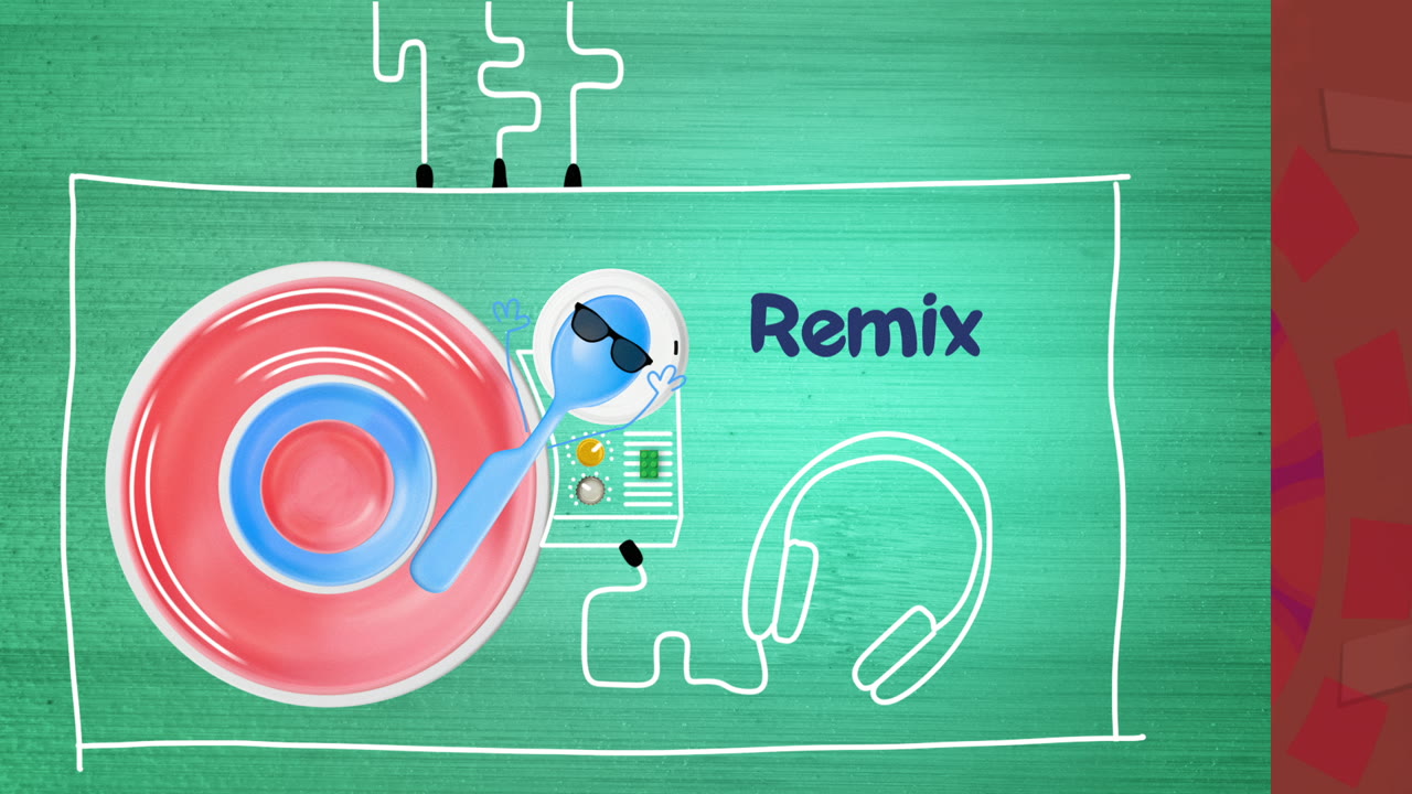 Still from Justin Herrera's Sprout network remix edit